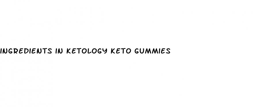 ingredients in ketology keto gummies