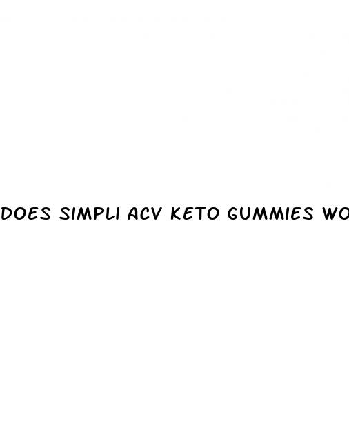 does simpli acv keto gummies work