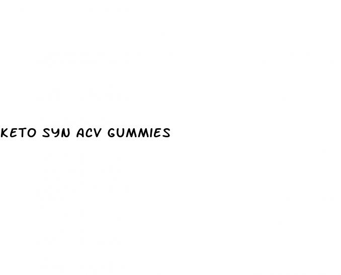 keto syn acv gummies