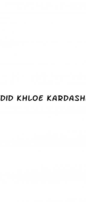 did khloe kardashian have weight loss surgery