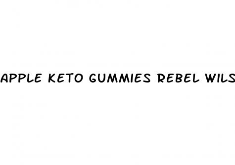 apple keto gummies rebel wilson