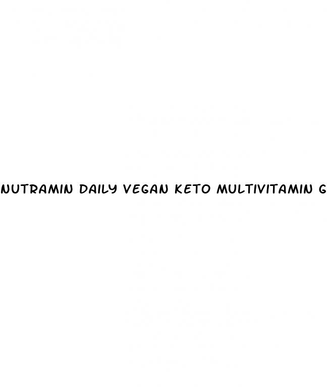 nutramin daily vegan keto multivitamin gummies