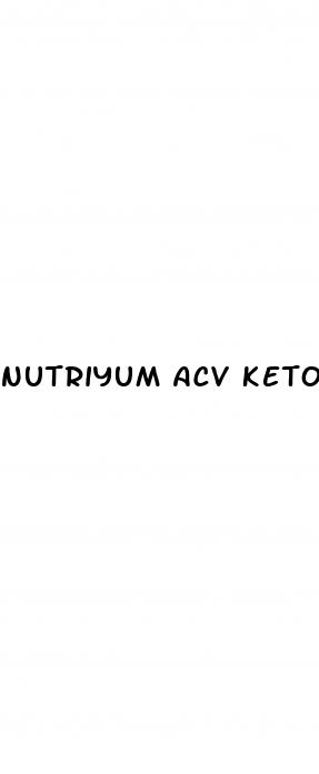 nutriyum acv keto gummies reviews