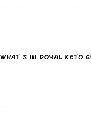 what s in royal keto gummies