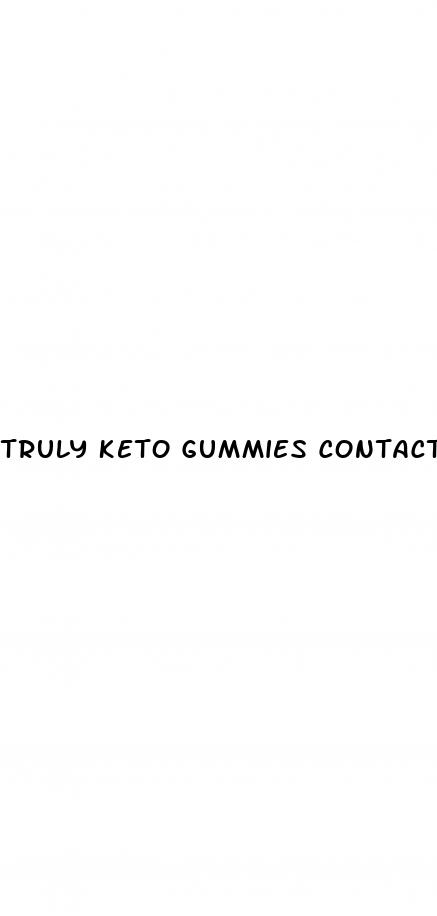 truly keto gummies contact phone number