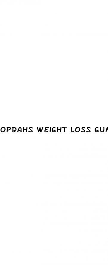 oprahs weight loss gummies