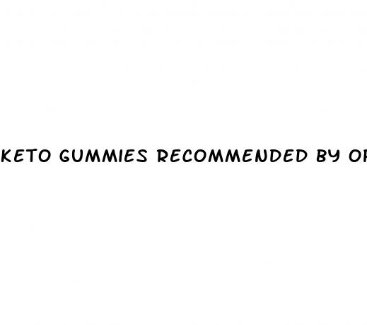 keto gummies recommended by oprah