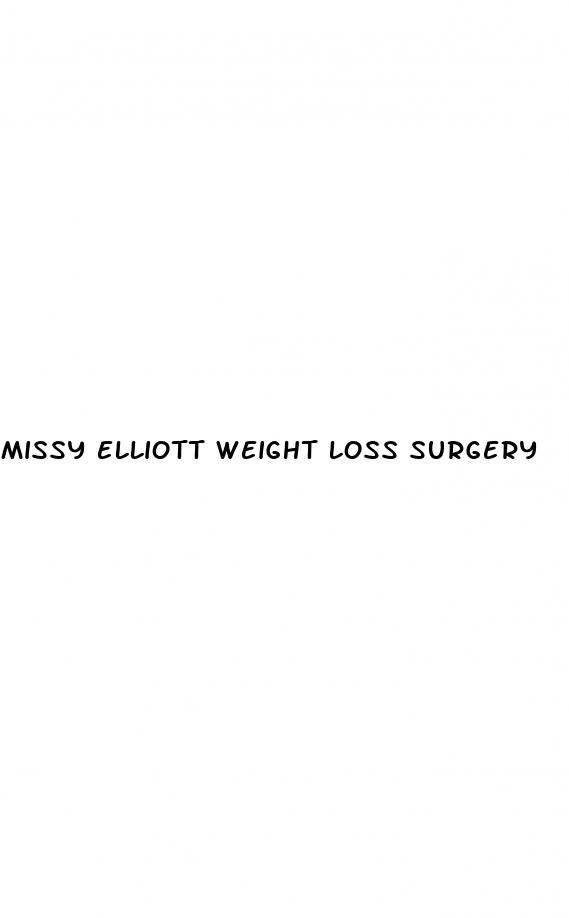 missy elliott weight loss surgery