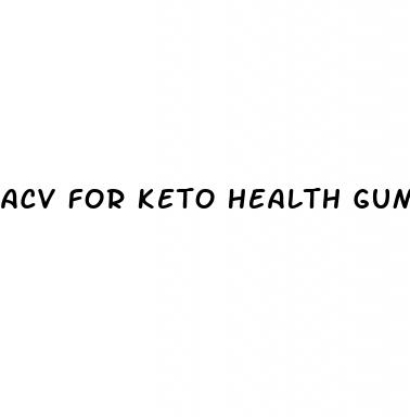 acv for keto health gummies ingredients