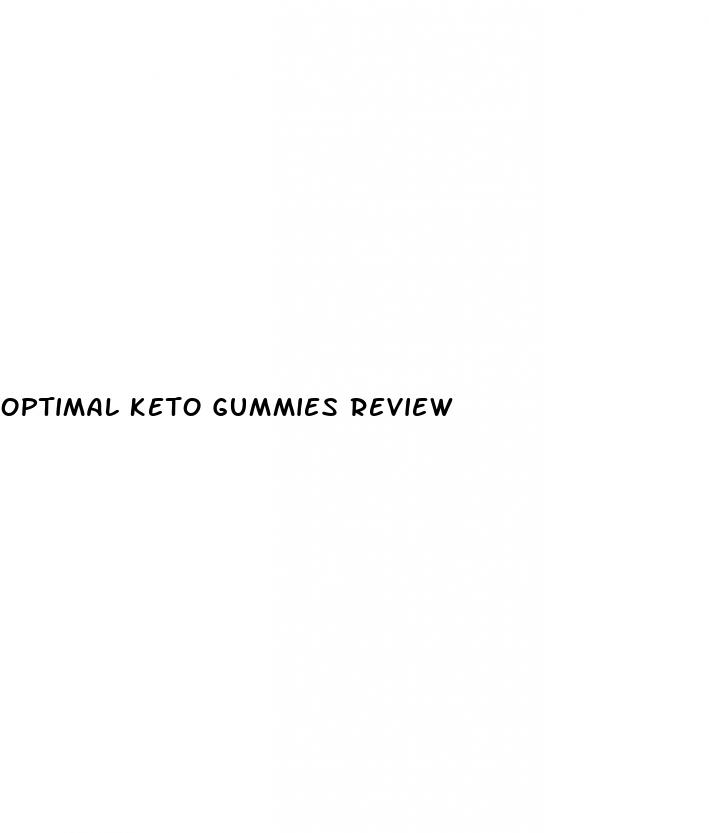 optimal keto gummies review