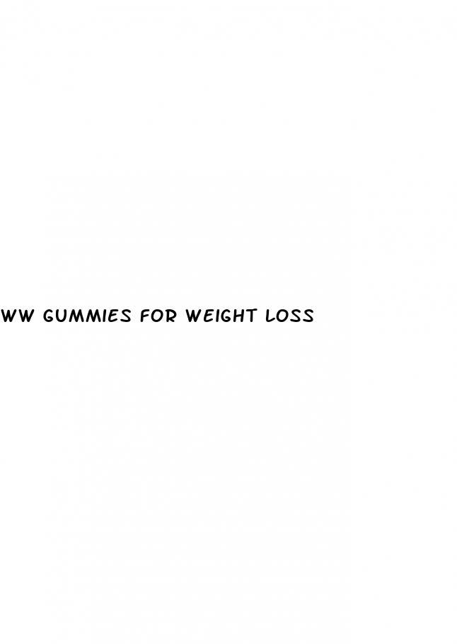 ww gummies for weight loss