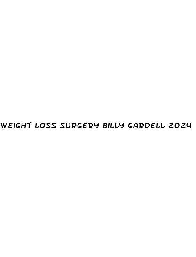 weight loss surgery billy gardell 2024