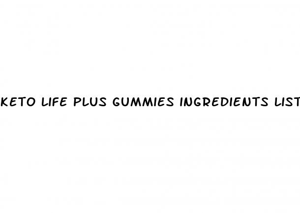 keto life plus gummies ingredients list