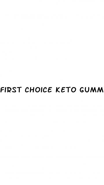 first choice keto gummies ingredients