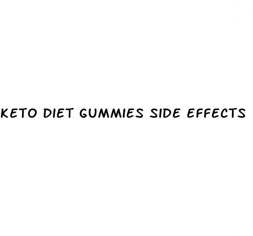 keto diet gummies side effects