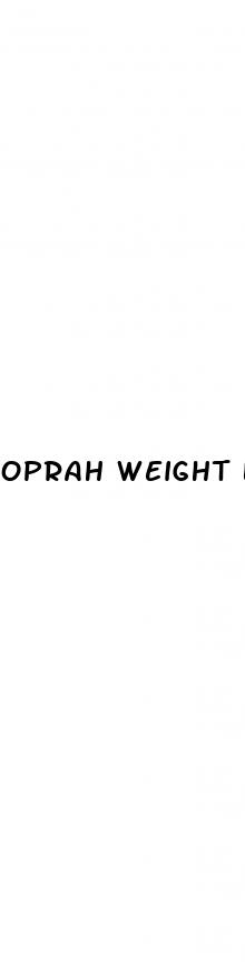 oprah weight loss stories