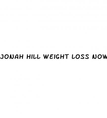 jonah hill weight loss now