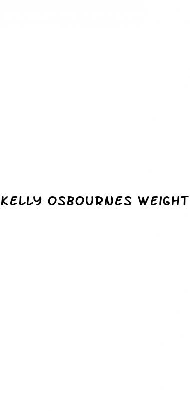 kelly osbournes weight loss