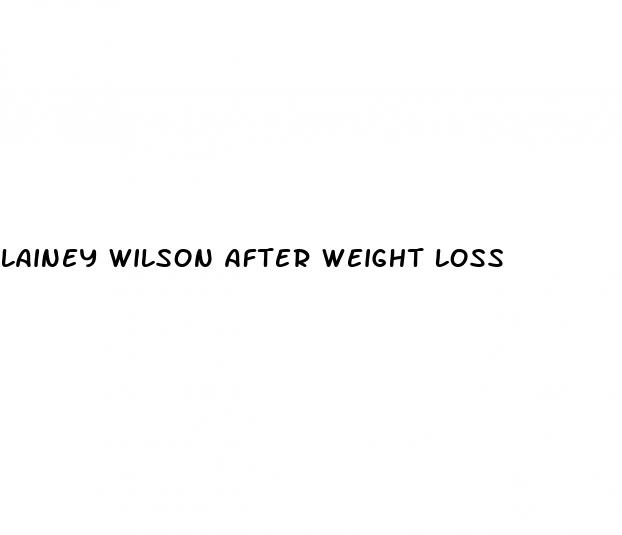 lainey wilson after weight loss