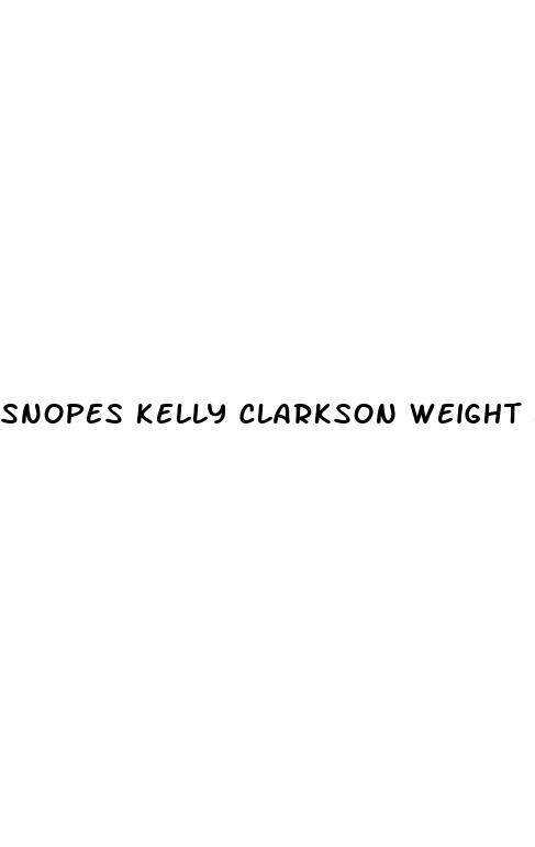 snopes kelly clarkson weight loss