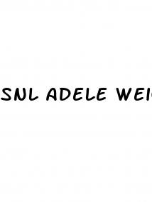 snl adele weight loss