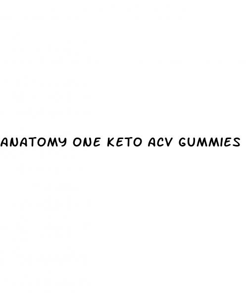 anatomy one keto acv gummies