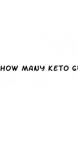 how many keto gummies do you take in a day