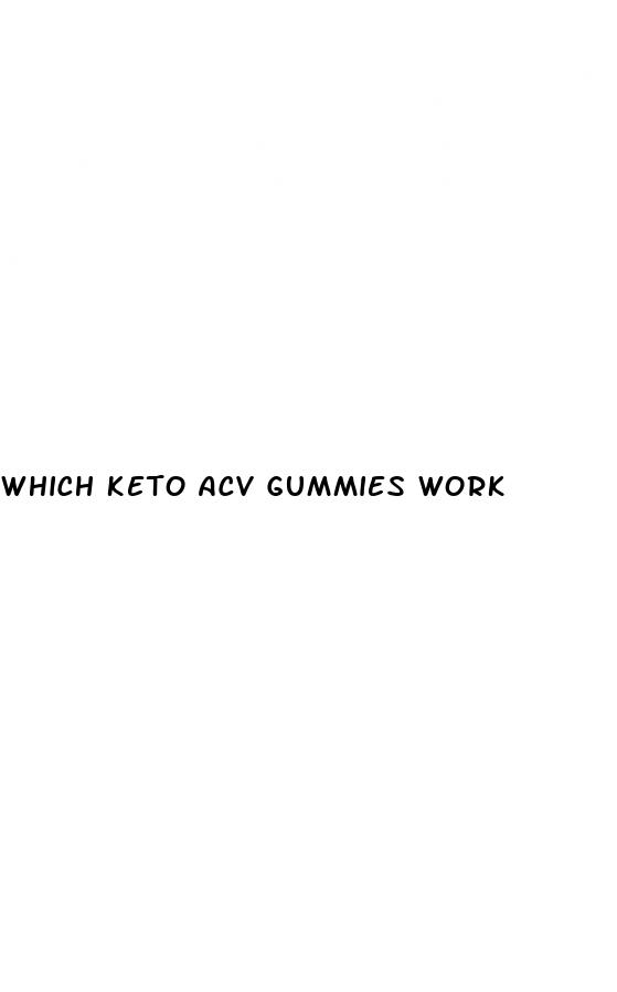 which keto acv gummies work