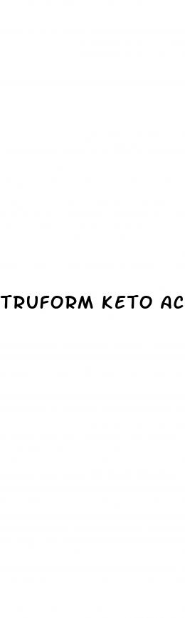 truform keto acv gummies