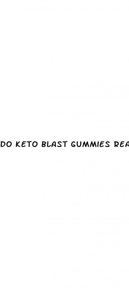 do keto blast gummies really work for weight loss