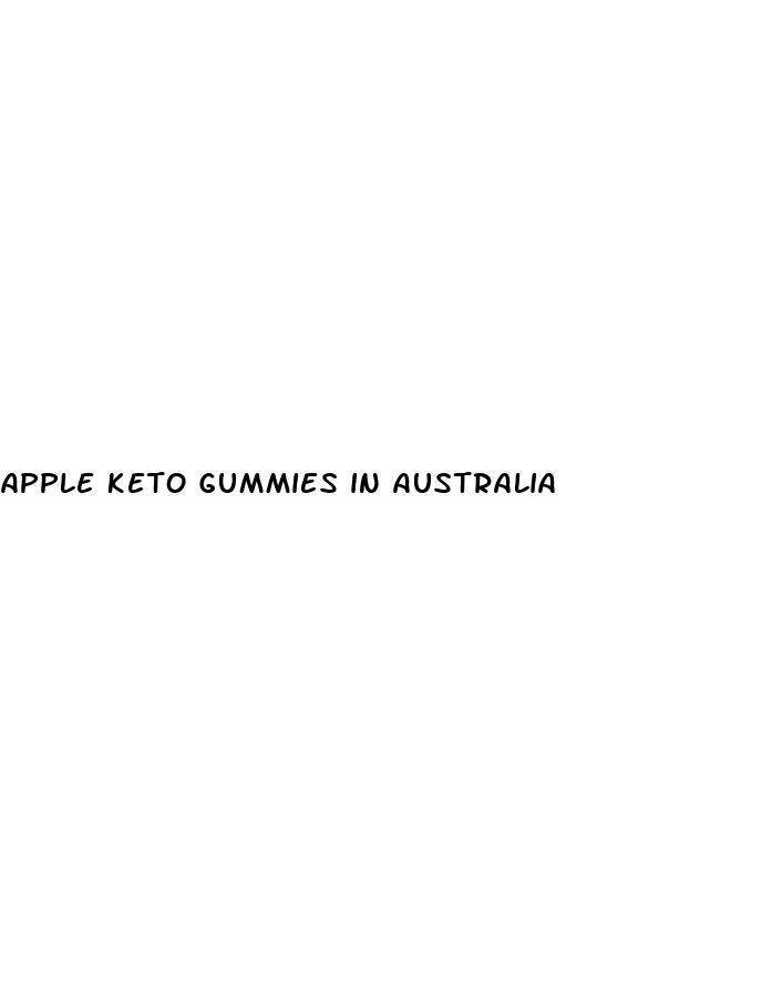 apple keto gummies in australia