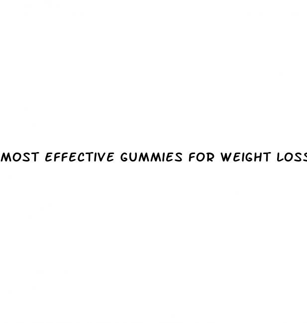 most effective gummies for weight loss