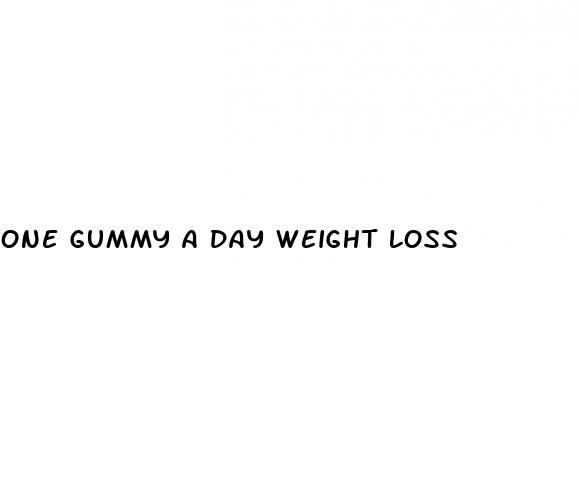 one gummy a day weight loss