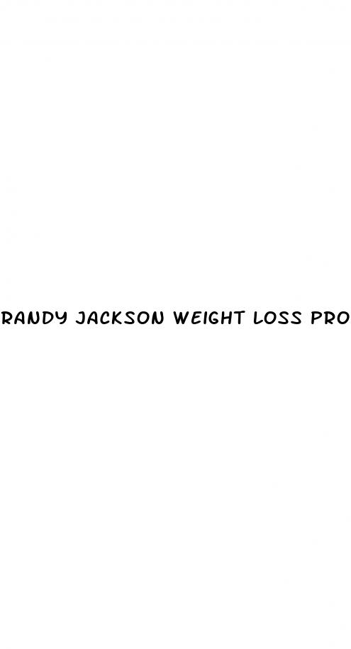 randy jackson weight loss products