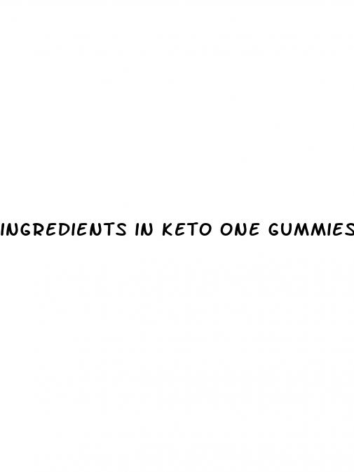 ingredients in keto one gummies