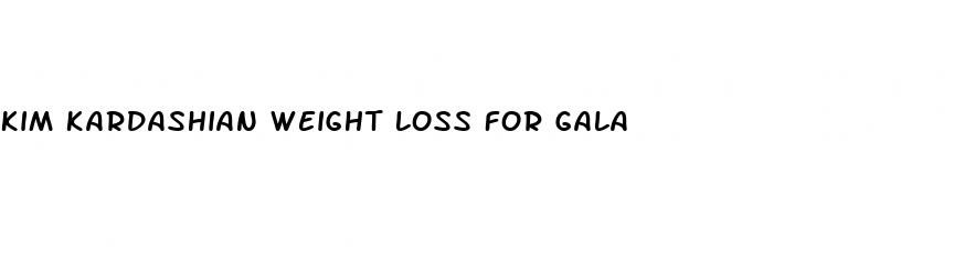 kim kardashian weight loss for gala