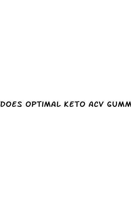 does optimal keto acv gummies work