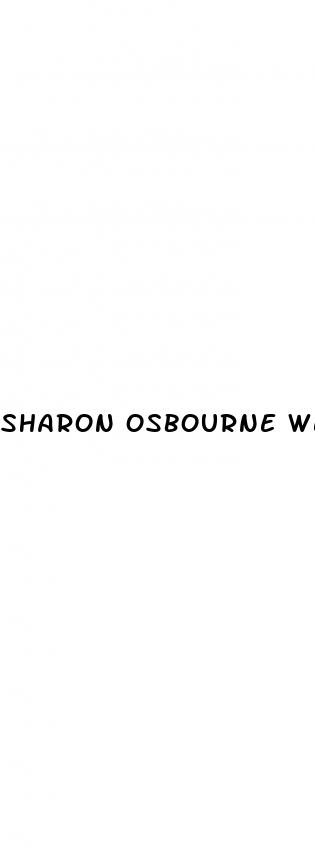 sharon osbourne weight loss picture