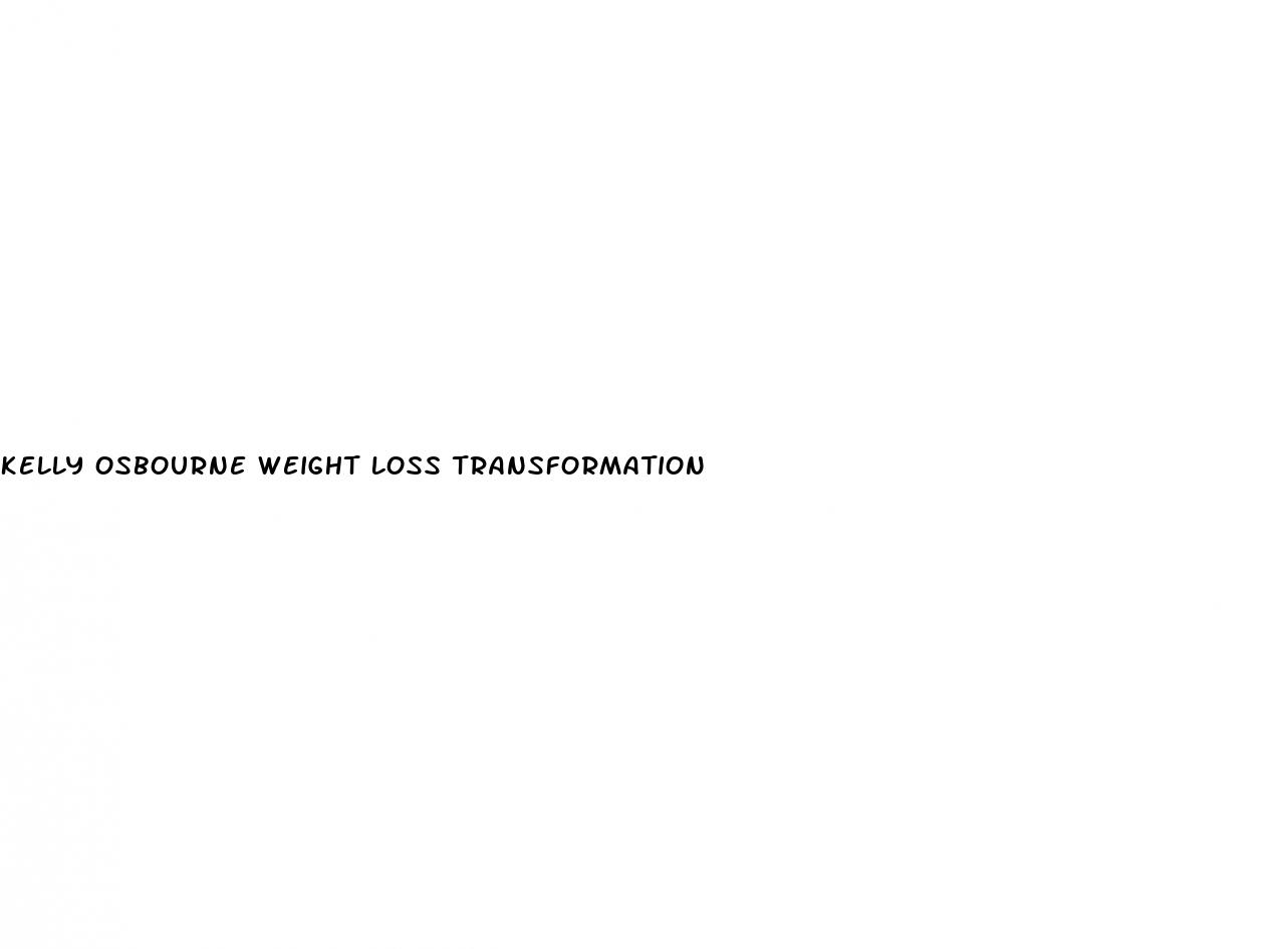 kelly osbourne weight loss transformation