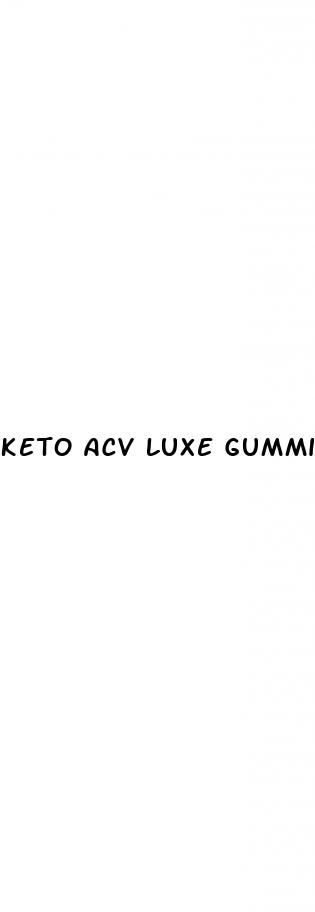 keto acv luxe gummies ingredients list