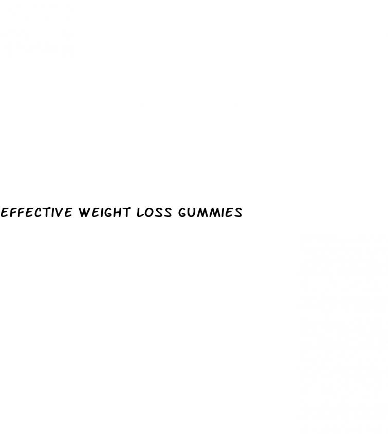 effective weight loss gummies