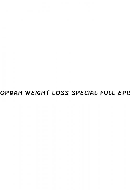 oprah weight loss special full episode