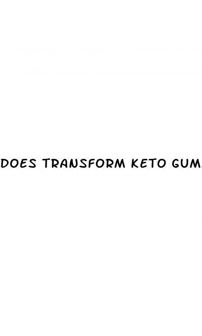 does transform keto gummies really work