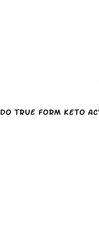 do true form keto acv gummies really work