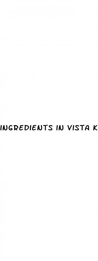 ingredients in vista keto acv gummies