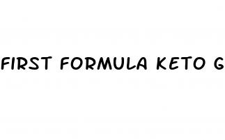 first formula keto gummies website