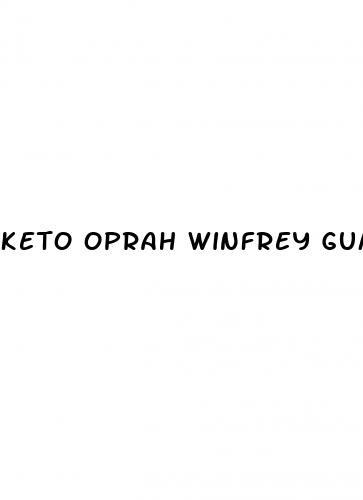 keto oprah winfrey gummies