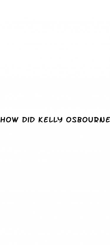 how did kelly osbourne weight loss