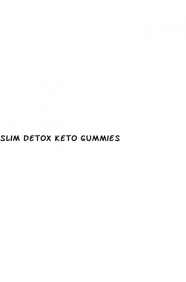 slim detox keto gummies