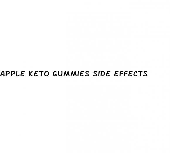 apple keto gummies side effects